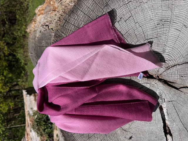 Two tone cashmere scarf/shawl
