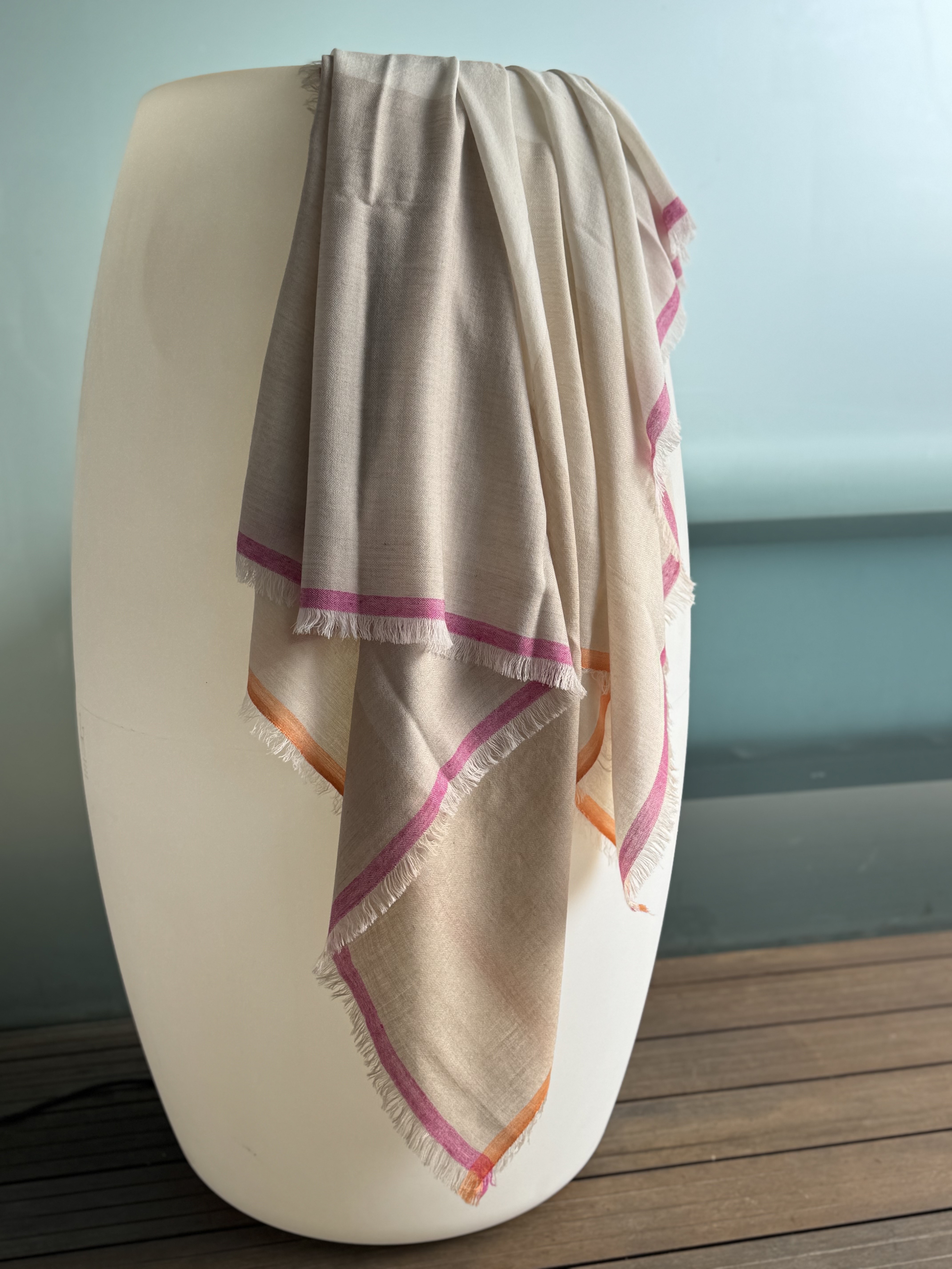 Border Cashmere Shawl