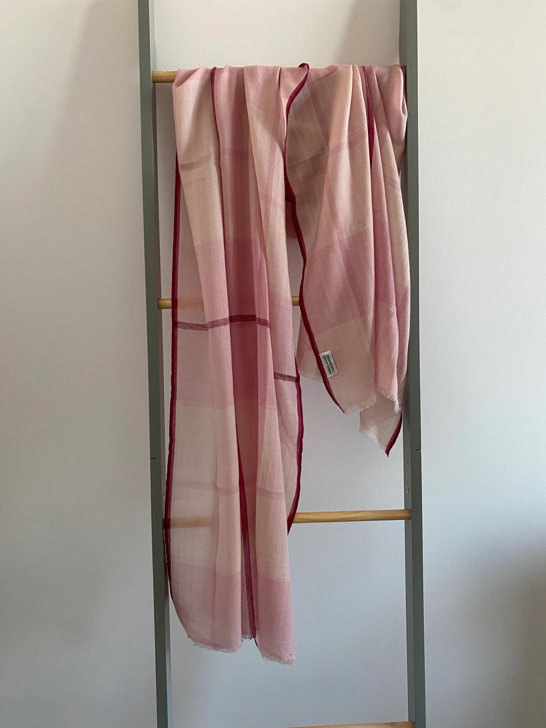 Tartan Print Cashmere